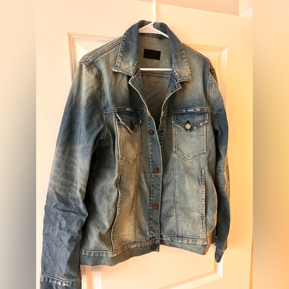 Monfrere Dean Distressed Denim Jacket